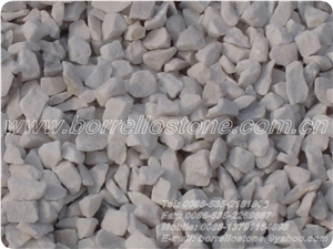 Pure White Marble Gravel