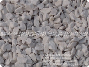 Pure White Marble Gravel