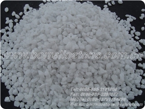 Pure White Marble Gravel
