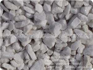 Pure White Pebble Stone, White Marble Pebble Stone