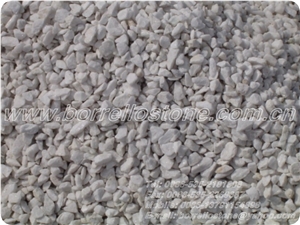 Pure White Pebble Stone, White Marble Pebble Stone