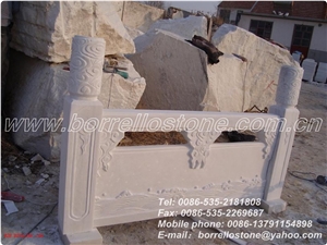White Marble Balustrades & Handrails White Marble Balustrades & Handrails