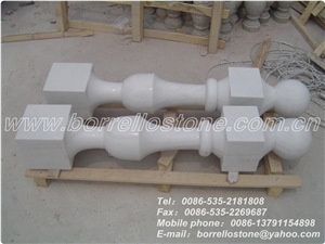 White Marble Balustrades & Handrails
