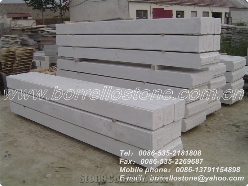 White Marble Balustrades & Handrails