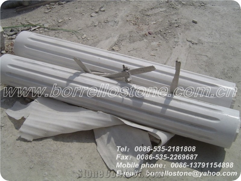 White Marble Column and Pillars
