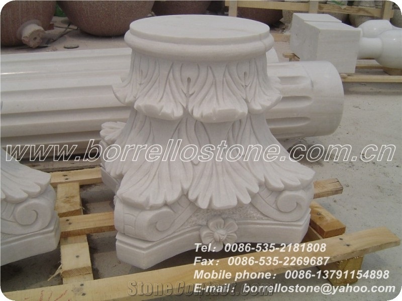 White Marble Column and Pillars