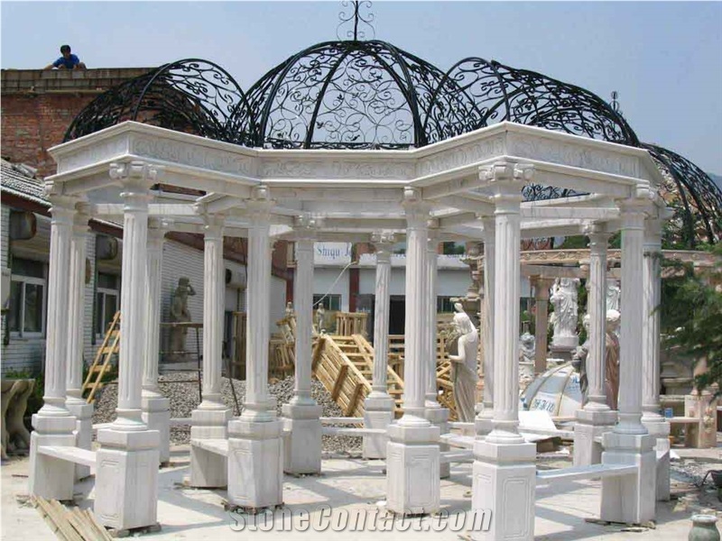 White Marble Gazebo