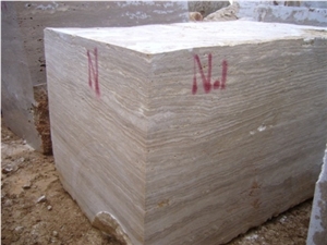 Noce Travertine Blocks, Brown Travertine Blocks
