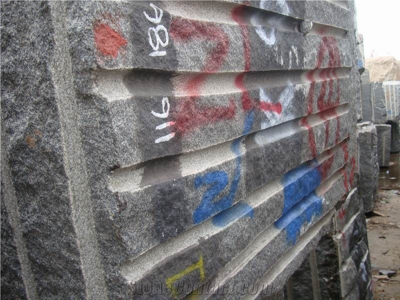 African Black Granite Blocks