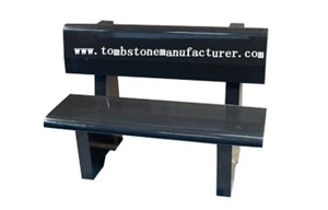 Absolute Black Memorial Bench 5