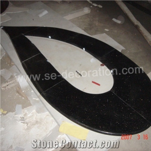 Black Galaxy Pool Coping 1
