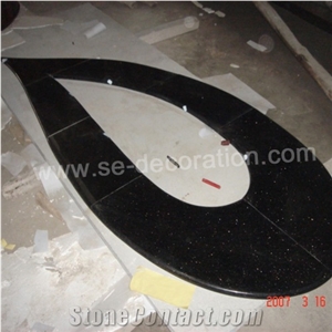Black Galaxy Pool Coping 1