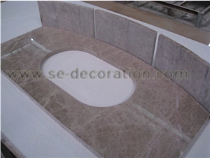 Emperador Light Vanity Top Emperador Light Vanity Top