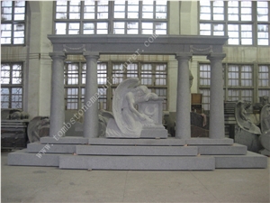Grey Granite Mausoleum