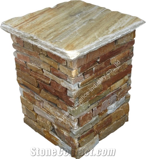 Slate Stacked Stone 6