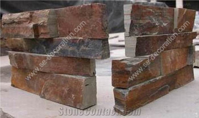 Stacked Stone Corner 1