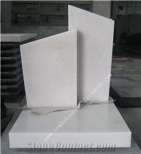 White Marble Headstone
