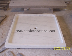 White Marble Shower Tray