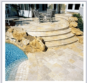 Villebois Jaune Limestone Pool Coping, Yellow Limestone Villebois Jaune Limestone Pool Coping, Yellow Limestone