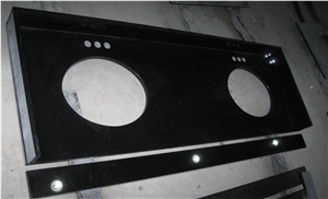Hebei Black Granite Vanity Top