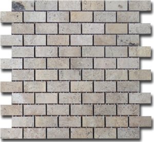 Sunset Marble Mosaic, Beige Marble