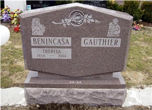 Irregular Garvestone, Shanxi Black Granite Monument, Tombstone