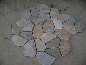 Meshed Paving Stone, Meshed Flagstone, Slate Paving Stone