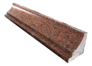 Maple Leaf Red Granite Border Line
