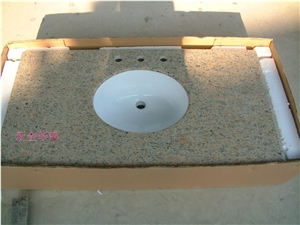 Giallo Veneziano Gold Granite Vanity Top, Giallo Veneziano Gold Yellow Granite Vanity Top
