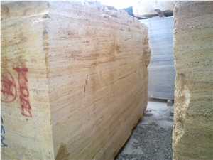 Yellow Travertine Slabs, Travertino Amarillo
