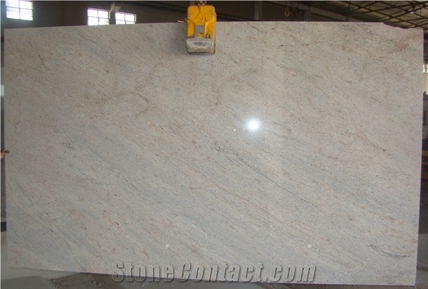 Ivory Fantasy Granite Slabs, India Beige Granite
