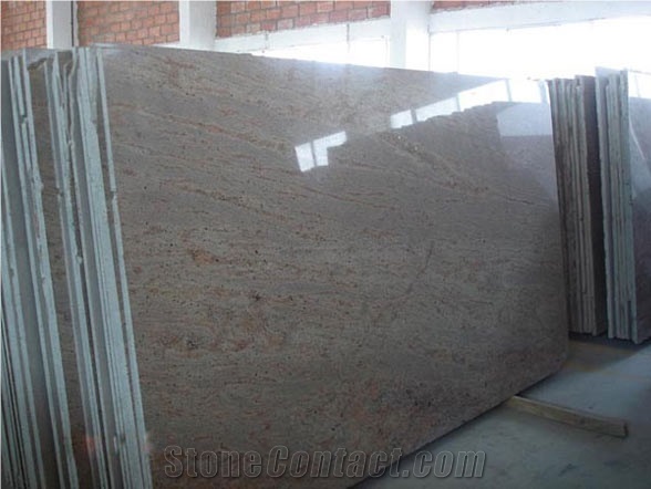 Ivory Fantasy Granite Slabs, India Beige Granite