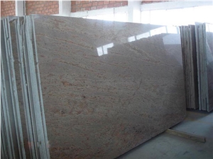 Ivory Fantasy Granite Slabs, India Beige Granite