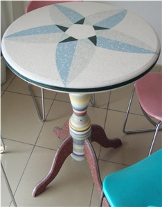 Acrylic Solid Surface Cut-to-size Tea Table Tops