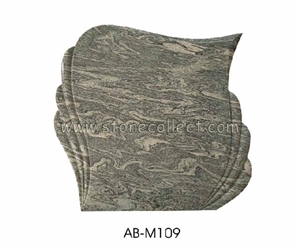 China Juparana Granite Tombstone AB-M109