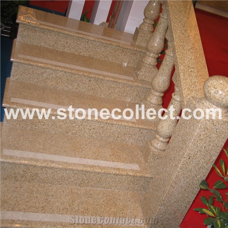 G682 Rusty Yellow Granite Stairs and Steps