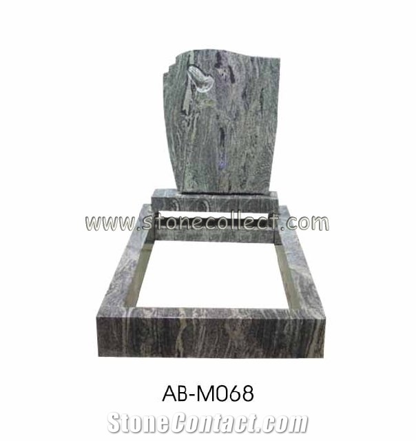 Sea Wave Green Granite Monument AB-M068