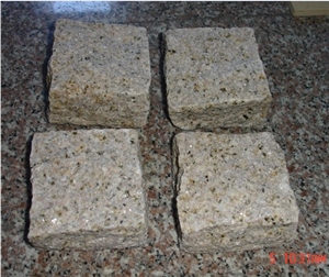 G682 Cobble Stone, G682 Yellow Granite Cobble Stone