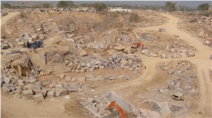 Ruby Red Granite Blocks
