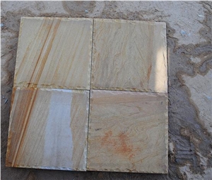Mushroom Golden Yellow Teakwood Sandstone