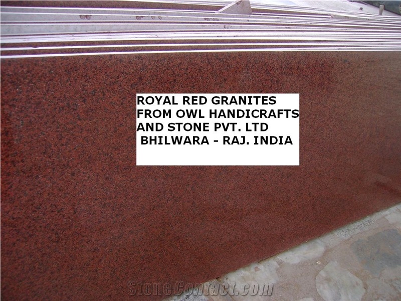 Royal Red Granite Tiles, Royal Red Granite Slabs