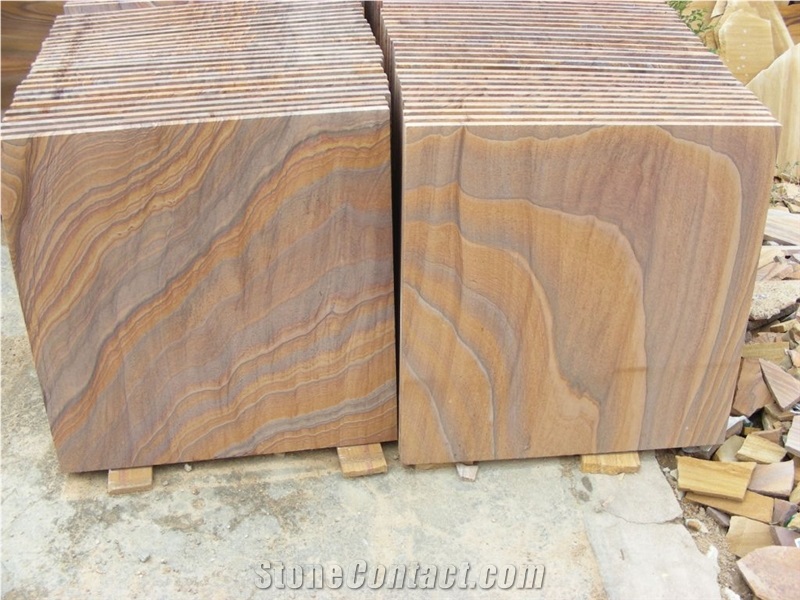 Rainbow Sandstone Tiles