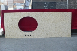 G682 Granite Vanity Top, Yellow Granite Vanity Top