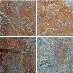 Green Rusty, China Green Slate Slabs & Tiles