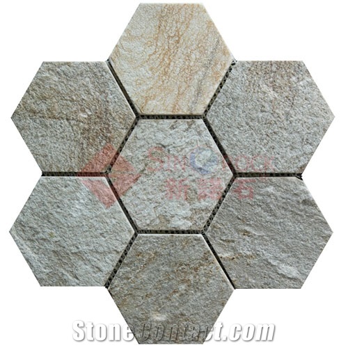 Yellow Slate Mosaic