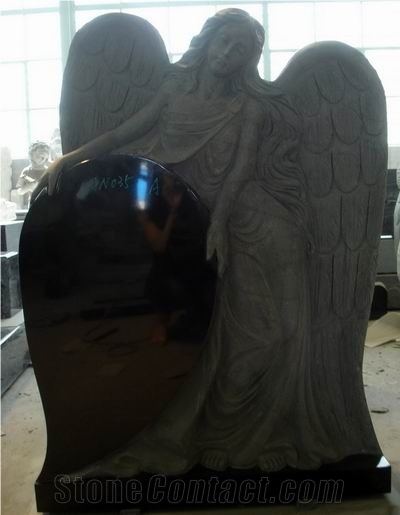 Black Granite Tombstones