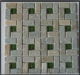 Yellow Slate Mosaic