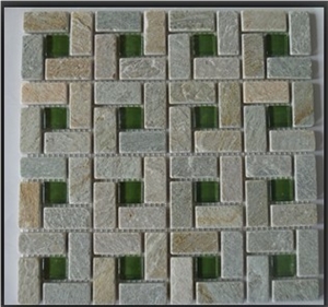 Yellow Slate Mosaic