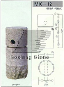 Grey Granite Parking Stone Grey Granite Parking Stone