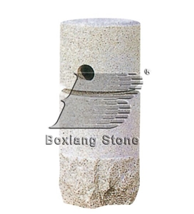 Yellow Rust Granite Parking Stone Yellow Rust Granite Parking Stone